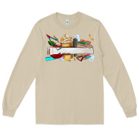 Mushroom preview teachers name Long Sleeve Tee - AdoDesignShop