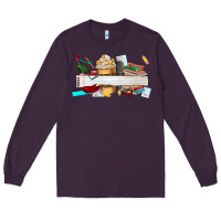 Plum preview teachers name Long Sleeve Tee - AdoDesignShop