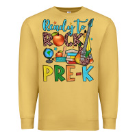 Antique Gold ready to rock pre k Premium Sweatshirt - JahusDesignShop