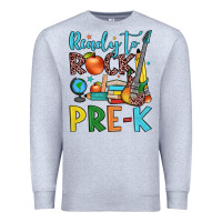 Heather Grey ready to rock pre k Premium Sweatshirt - JahusDesignShop