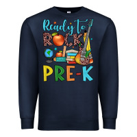 Navy ready to rock pre k Premium Sweatshirt - JahusDesignShop