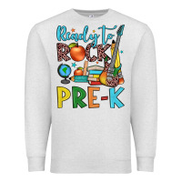 Oatmeal Heather ready to rock pre k Premium Sweatshirt - JahusDesignShop