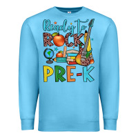 Ocean Blue ready to rock pre k Premium Sweatshirt - JahusDesignShop