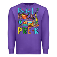 Purple ready to rock pre k Premium Sweatshirt - JahusDesignShop
