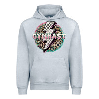 Heather Grey gymnast Urban Hoodie - MaliasSmallBusiness