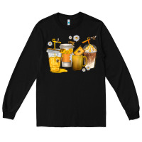 Black coffee cups bumble bee Long Sleeve Tee - texasbilliewilder