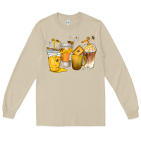 Mushroom coffee cups bumble bee Long Sleeve Tee - texasbilliewilder