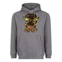 Storm afro bun Heavyweight Hoodie - HRA Design Shop