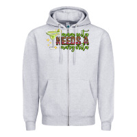 Heather Grey mamacita needs a margarita mothers day Zipper Hoodie - texasbilliewilder