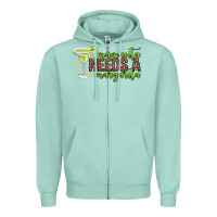 Seafoam mamacita needs a margarita mothers day Zipper Hoodie - texasbilliewilder