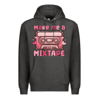 Charcoal Heather make me a mixtape Premium Hoodie - MaliasSmallBusiness