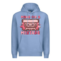Colony Blue make me a mixtape Premium Hoodie - MaliasSmallBusiness