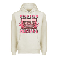 Oatmeal Heather make me a mixtape Premium Hoodie - MaliasSmallBusiness