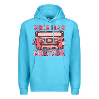 Ocean Blue make me a mixtape Premium Hoodie - MaliasSmallBusiness