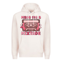 Pale Pink make me a mixtape Premium Hoodie - MaliasSmallBusiness