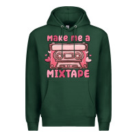 Sports Green make me a mixtape Premium Hoodie - MaliasSmallBusiness