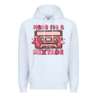 White make me a mixtape Premium Hoodie - MaliasSmallBusiness