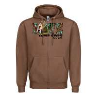 Chestnut love came down holy family Zipper Hoodie - RanaPortraitStore