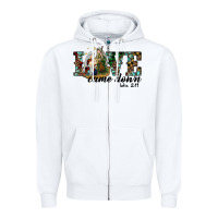 Love Came Down Holy Family Zipper Hoodie | Teevron