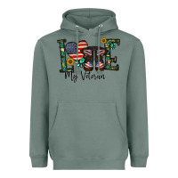 Sage love my veteran Heavyweight Hoodie - CowhideDigitalArt