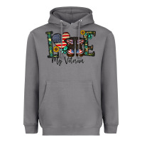 Storm love my veteran Heavyweight Hoodie - CowhideDigitalArt