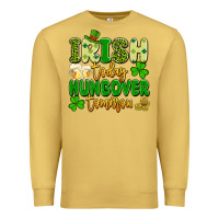 Antique Gold irish today hungover tomorrow Premium Sweatshirt - Artiststas