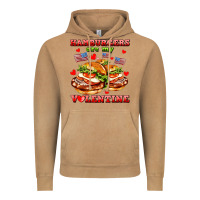 Vintage Camel hamburger are my valentine Vintage Hoodie - AdoDesignShop