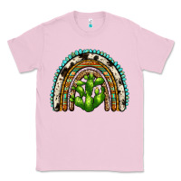 Bubblegum Pink western cactus rainbow Classic Tee - Zillion Design Studio