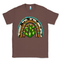 Chestnut western cactus rainbow Classic Tee - Zillion Design Studio