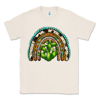 Natural western cactus rainbow Classic Tee - Zillion Design Studio