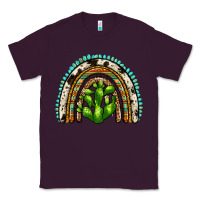 Plum western cactus rainbow Classic Tee - Zillion Design Studio