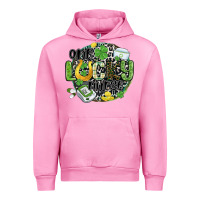Fuchsia Pink one lucky nurse Urban Hoodie - MaliasSmallBusiness