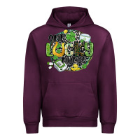 Mauve Wine one lucky nurse Urban Hoodie - MaliasSmallBusiness