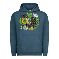 Pigment Midnight Navy one lucky nurse Urban Hoodie - MaliasSmallBusiness