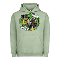 Pigment Oil Green one lucky nurse Urban Hoodie - MaliasSmallBusiness