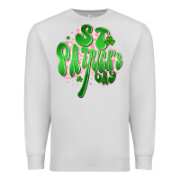 Dove Grey st patricks day clover Premium Sweatshirt - Artiststas