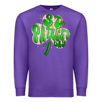 Purple st patricks day clover Premium Sweatshirt - Artiststas