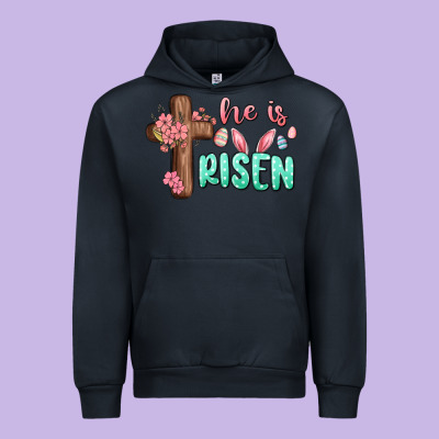 He Is Risen Urban Hoodie Designed By Maliassmallbusiness