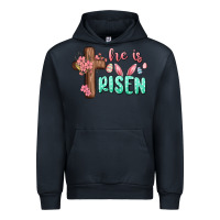 Navy he is risen Urban Hoodie - MaliasSmallBusiness