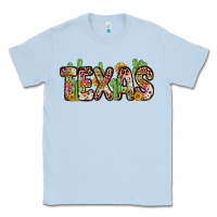 Dusty Blue texas Classic Tee - Zillion Design Studio