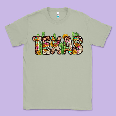 Texas Classic Tee Designed By Zillion Design Studio