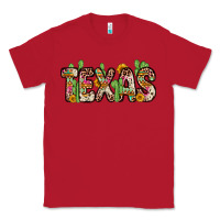 Red texas Classic Tee - Zillion Design Studio