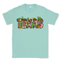 Seafoam texas Classic Tee - Zillion Design Studio