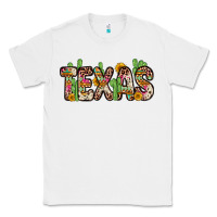 White texas Classic Tee - Zillion Design Studio