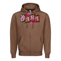 Chestnut mama with license letters mothers day Zipper Hoodie - texasbilliewilder