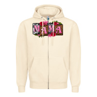Sandshell mama with license letters mothers day Zipper Hoodie - texasbilliewilder