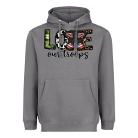 Storm love our troops Heavyweight Hoodie - CowhideDigitalArt