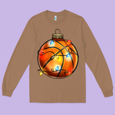 Long Sleeve Tee christmas  baskerball