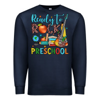 Navy ready to rock preschool Premium Sweatshirt - JahusDesignShop