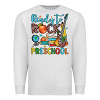 Oatmeal Heather ready to rock preschool Premium Sweatshirt - JahusDesignShop